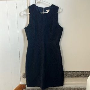J Crew navy blue lace dress